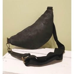 Sac banane en liège noir – Élégant, pratique et éco-responsable