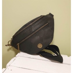 Sac banane en liège noir – Élégant, pratique et éco-responsable