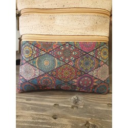 Sac bandoulière en liège à motifs – Coloré, pratique et original
