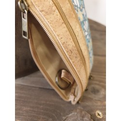 Porte-monnaie en liège fleuri – Compact, pratique & naturel