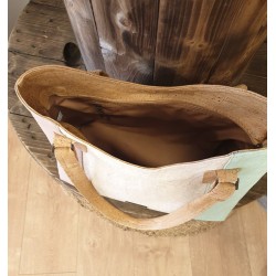 Sac à main en liège pastel – Grand format élégant & écoresponsable