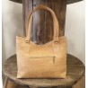 Sac à main en liège pastel – Grand format élégant & écoresponsable