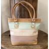 Sac à main en liège pastel – 2 anses & bandoulière réglable