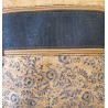 Sac bandoulière en liège naturel & bleu marine – Compact & fleuri