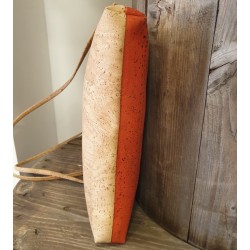 Sac Bandoulière Liège Naturel Rouge/Doré - Bandoulière Ajustable