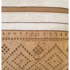 Sac Bandoulière Liège Naturel blanc/doré - Bandoulière Ajustable