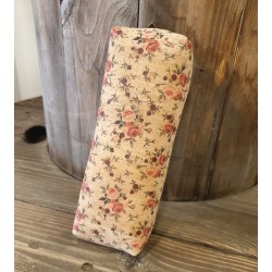 Trousse en Liège Motifs Fleurs - 1 Tirette - 19x7x4 cm