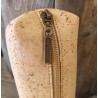 Trousse en Liège coloris naturel - 1 Tirette - 19x7x4 cm