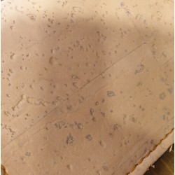 Étui à Lunettes Liège Naturel et Bordeaux - Fermeture Pression