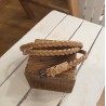 Ceinture tressée en liège – Fine, élégante et écoresponsable