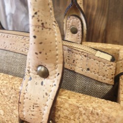 Sac à main rigide en liège – Vegan, naturel & original