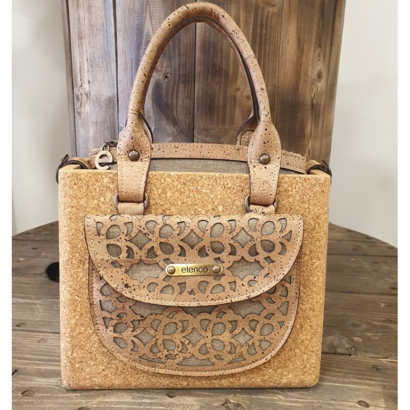 Sac à main rigide en liège – Vegan, naturel & original