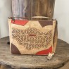 Sac bandoulière liège naturel – Motif laser, chic & vegan