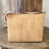 Sac bandoulière liège naturel – Motif laser, chic & vegan