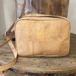 Sac bandoulière en liège floral – Vegan, léger et coloré