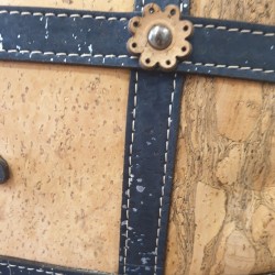 Sac bandoulière en liège floral – Vegan, léger et coloré