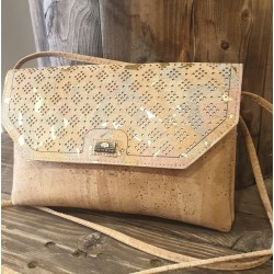 Sac bandoulière en liège – Édition limitée, design laser & vegan