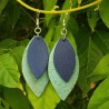 Boucles d'oreilles en liège