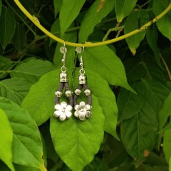 Boucles d'oreilles en liège