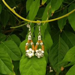 Boucles d'oreilles en liège