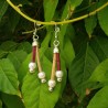 Boucles d'oreilles en liège