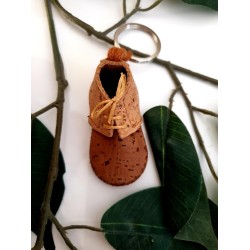 Porte-clés chaussures en liège