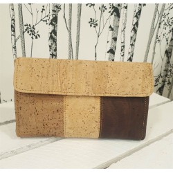 Portefeuille en liège naturel - Touche de marron élégante