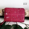Portefeuille en liège fuchsia et argenté - Élégant et original