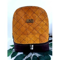 Sac à dos marron et ocre - Style décontracté et élégant