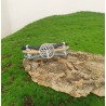 Bracelet en liège coloré avec arbre de vie - Bijou symbolique et naturel