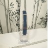 Bracelet en liège plat bleu foncé avec plaque ouverte - Élégant et moderne