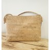 Sac bandoulière en liège naturel et bordeaux - Élégant et pratique