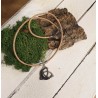 Collier en liège naturel | Pendentif style antique - 55 cm - EssenTerra