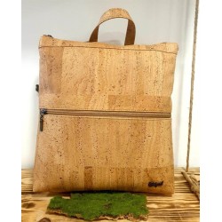 Sac à dos en liège naturel – Élégance carrée et praticité