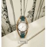 Montre en liège naturel et turquoise - Création artisanale - EssenTerra