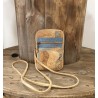 Petit sac bandoulière en liège - Teintes de bleu parfaites pour le printemps