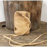 Petit sac bandoulière en liège - Teintes d'orange et marron, chaleur & élégance