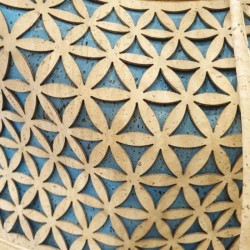 Sac Bourse en Liège Naturel – Élégance Florale & Éco-Responsable