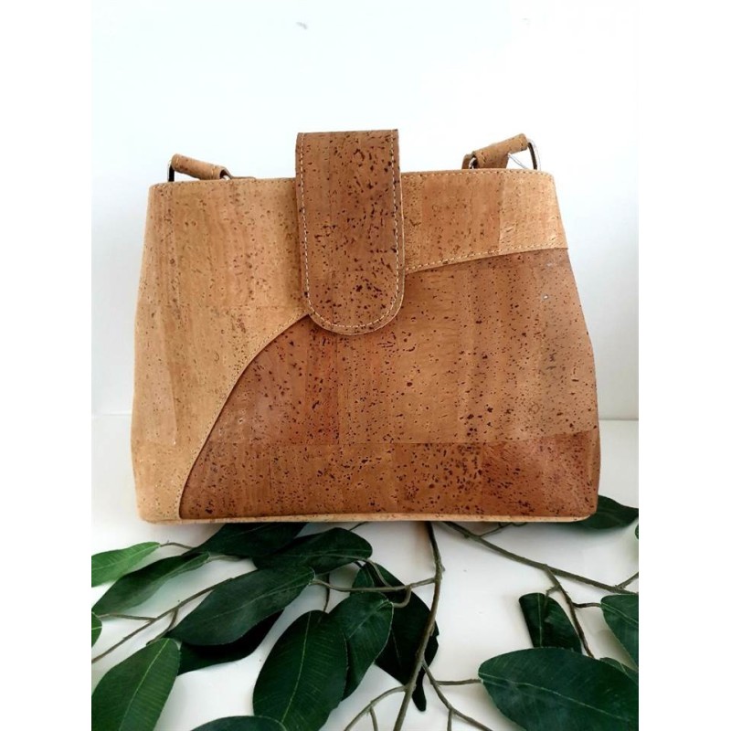 Sac à main en liège - Marron naturel Sac à main en liège - Marron naturel