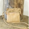Sac bandoulière en liège naturel et vert – Élégant & pratique