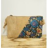 Sac bandoulière en liège fleuri – Élégant & pratique