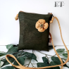 Sac bandoulière en liège naturel et kaki – Léger